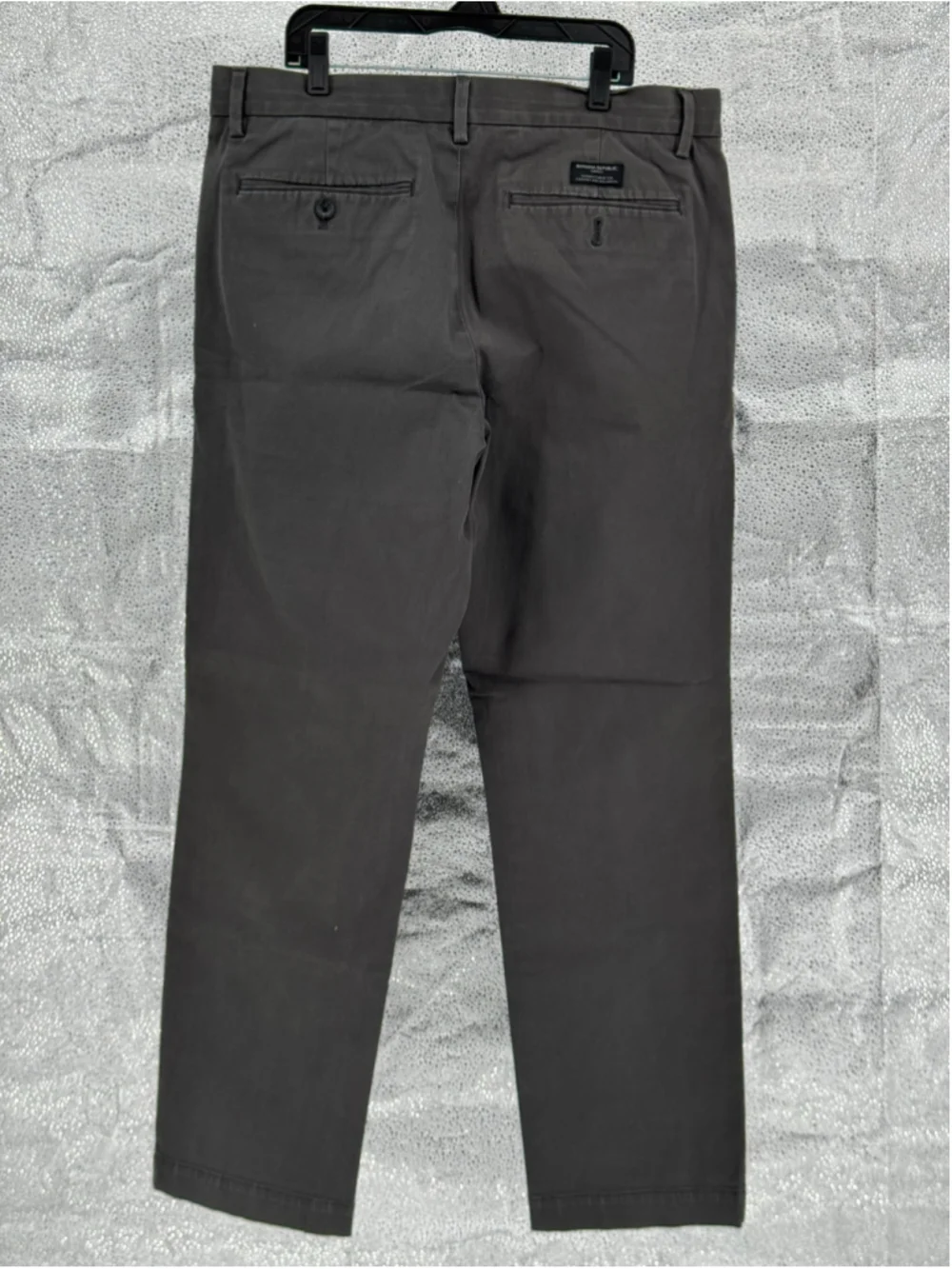 Men's Banana Republic Emerson Straight Fit Chinos, Grey, Size 33x32